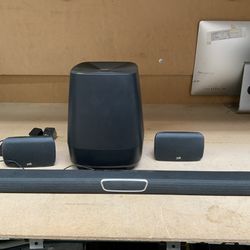 Polk Audio - 5.1-Channel MagniFi Max SR Soundbar with Wireless Subwoofer & Surround Speakers (Pair) - Black #417