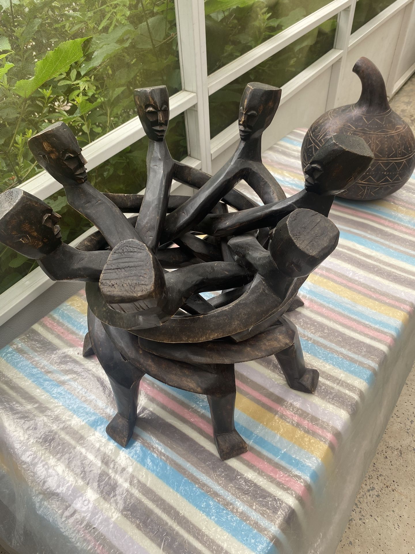 16x20x20” Seven Headed Unity Carving - Compare @$300+