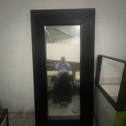 Two Beautiful Large Wooden Mirrors
