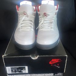 Jordan 5 Retro Fire Red Silver Tongue (2020)
