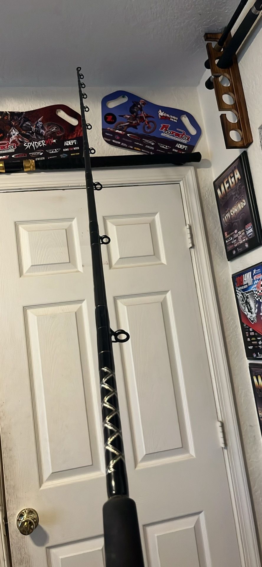 accurate bossmagnum 665h mint condition on a custom rod