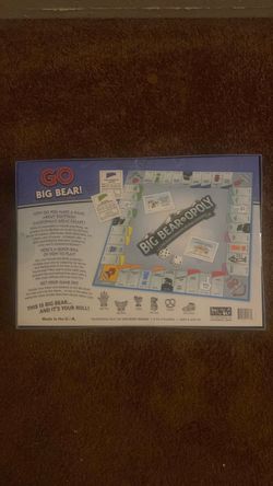 Big Bear Monopoly Board Game