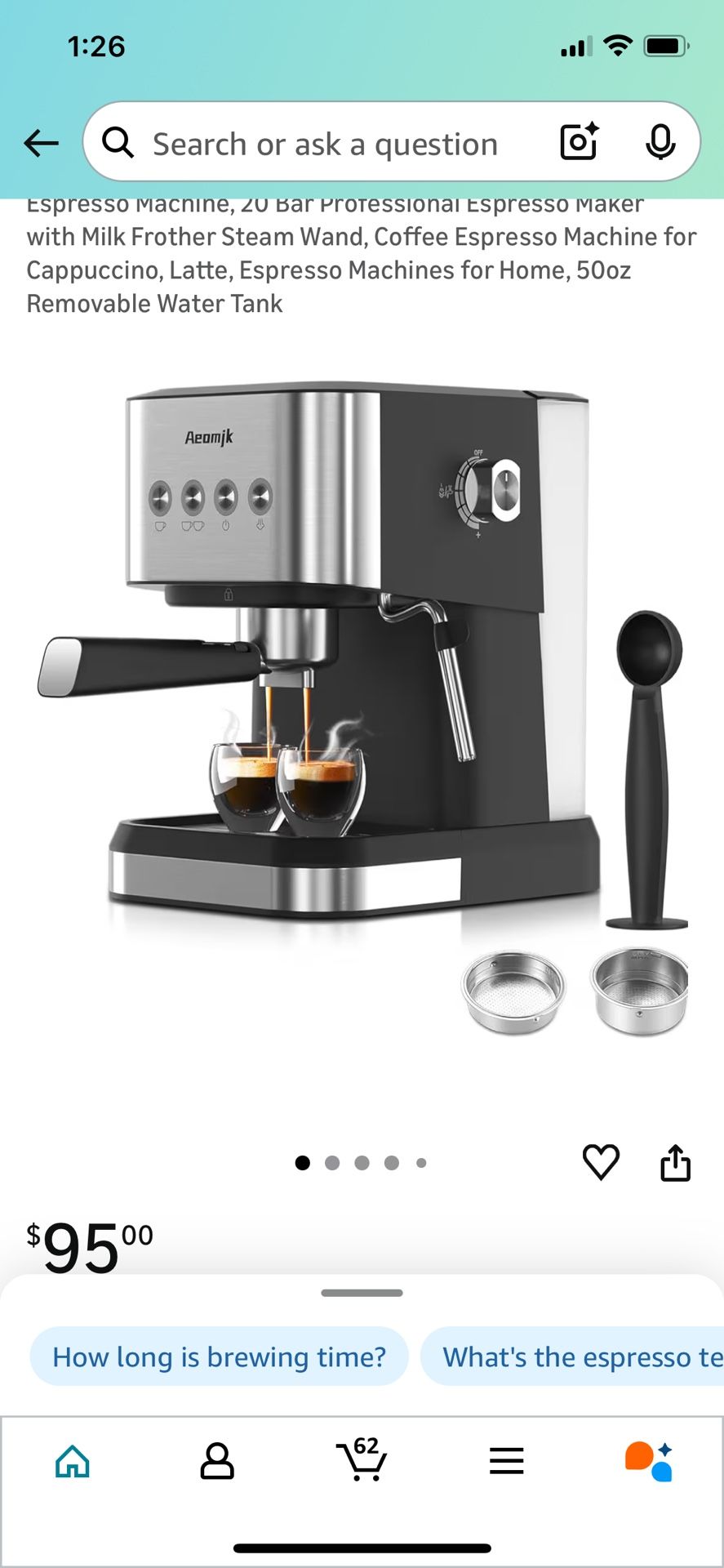 Brand New In Box Espresso Machine 