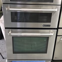 JENN AIR 30”STAINLESS STEEL MICROWAVE OVEN COMBO