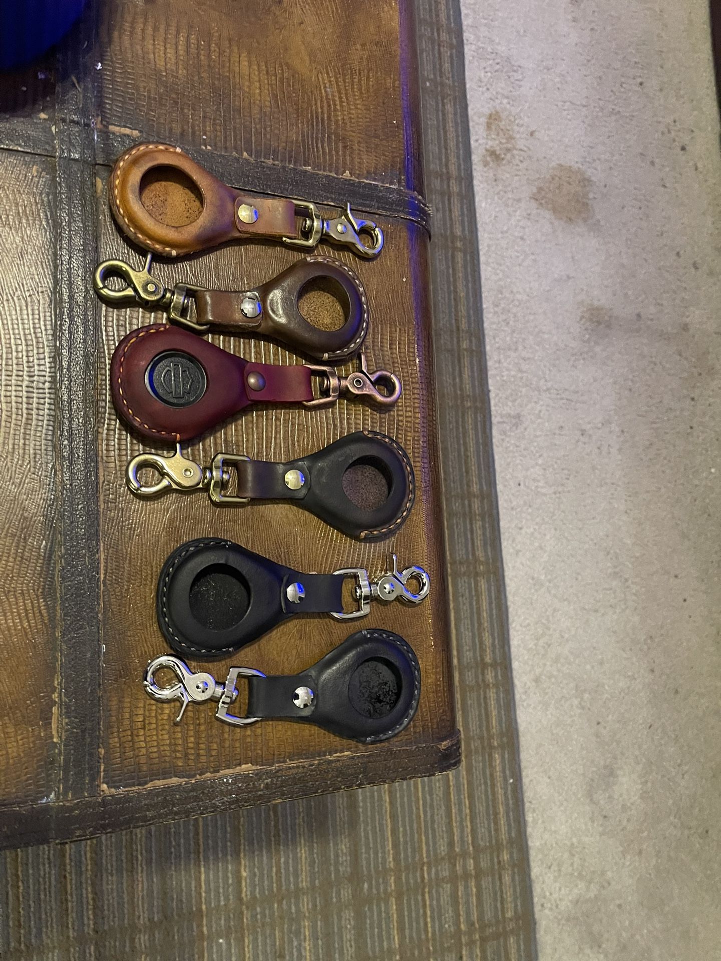 Handmade HD Fob Leather Cases 