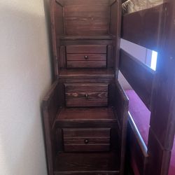 Sedona Full Over Full  Bunk Beds With Stairway Chest. 