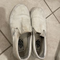 Slip On White Vans 