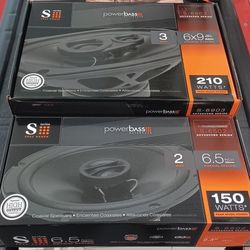 NEW 6x9" &  6.5" Speakers  (Pairs) 