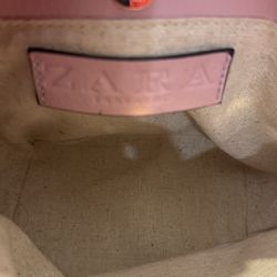 Zara Mauve Faux Leather Mini Bag