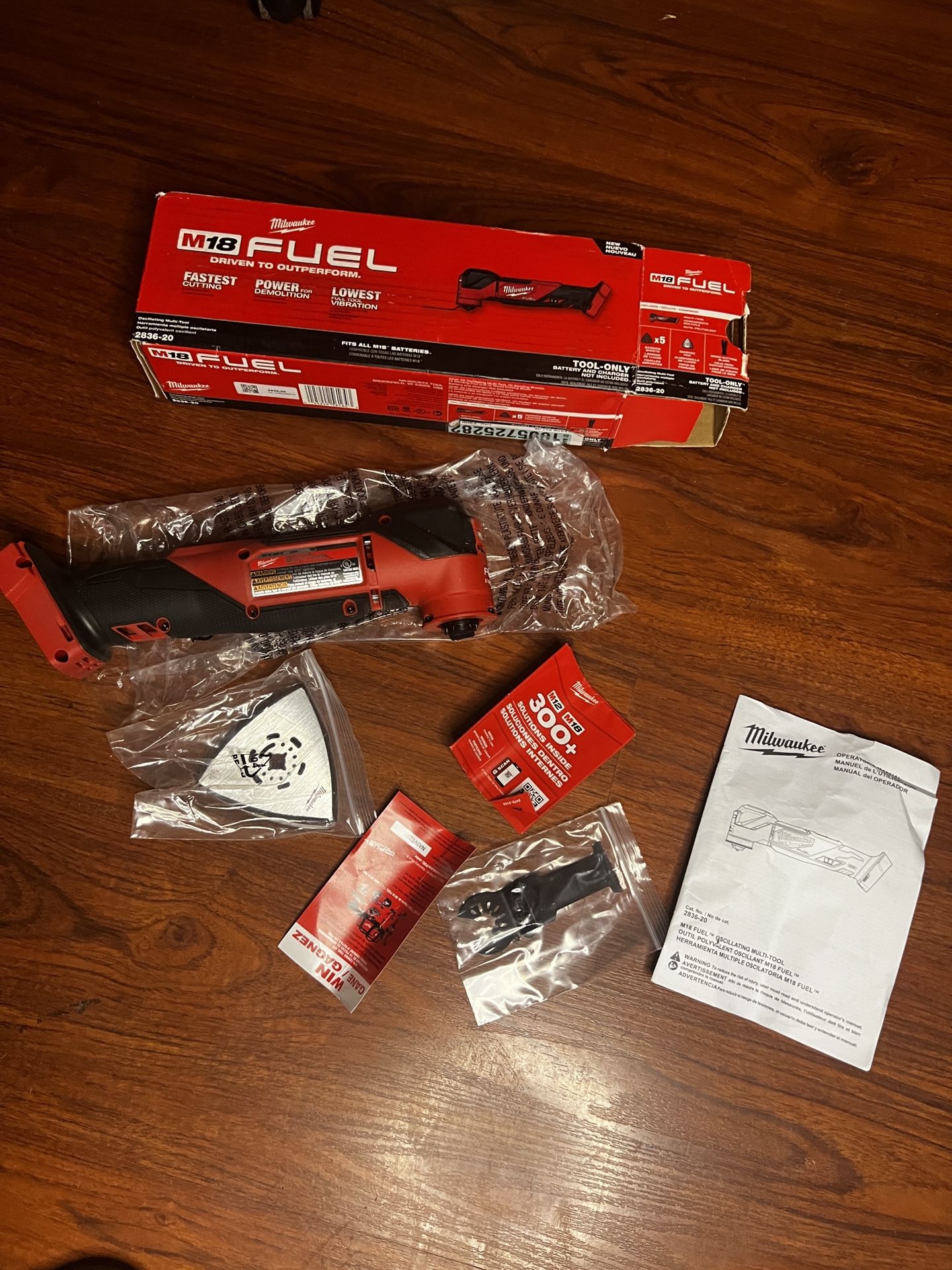 MILWAUKEE  (( MOD#2836-20 )) MULTI-TOOL  M18 FUEL™  Oscillating Multi-Tool, Bare Tool (Tool only)