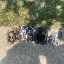 Mix Of Shoes Vans , Nike huaraches