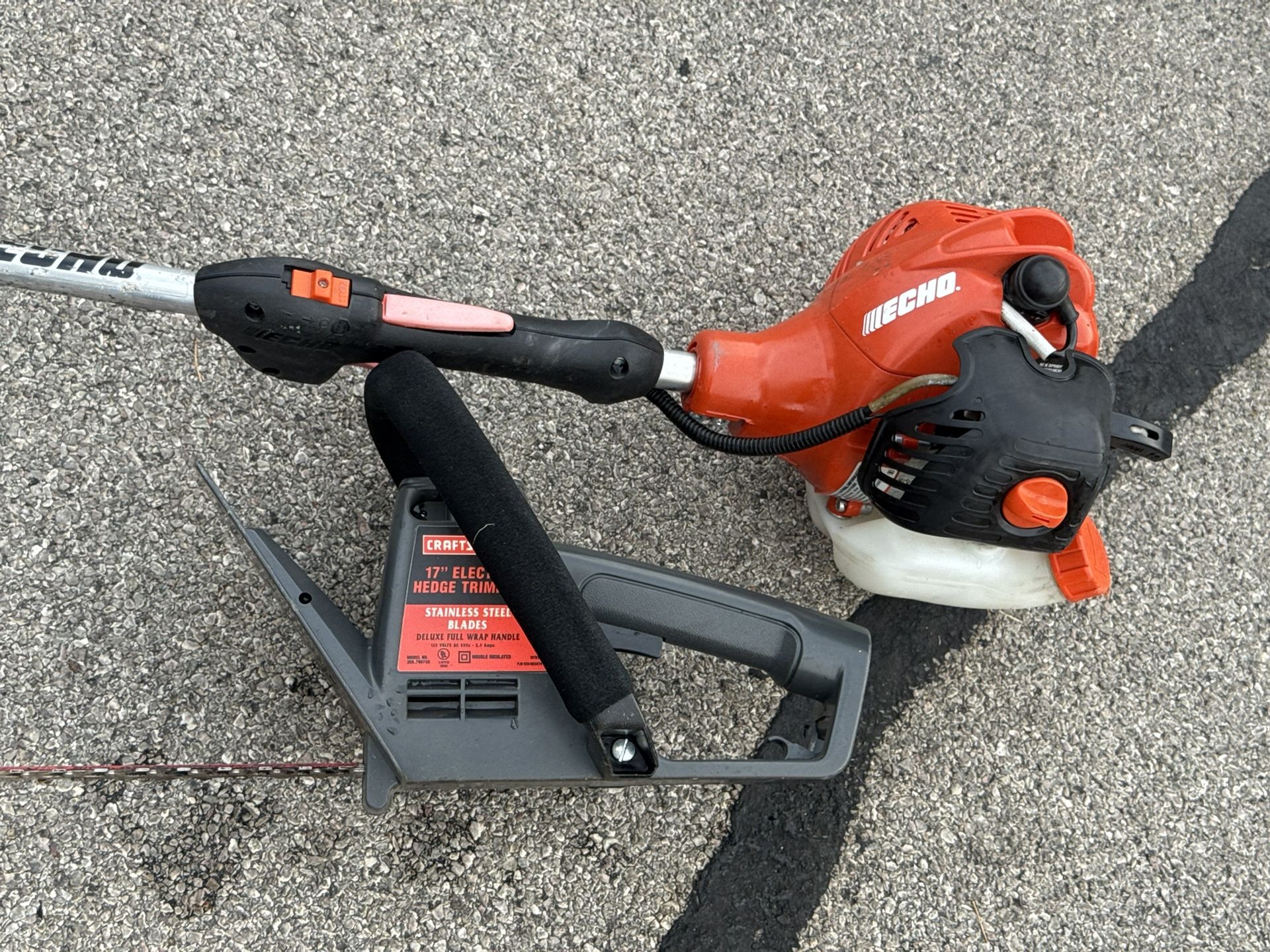 Echo PE-225 Curves Shaft i30 Edger And 17 Inch Electric Trimmer Bush Trimmer Craf