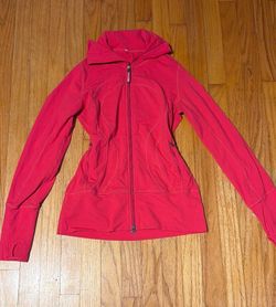 Lululemon Define Jacket Pink Red Full Zip 10
