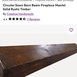 Fireplace Mantle Solid hardwood