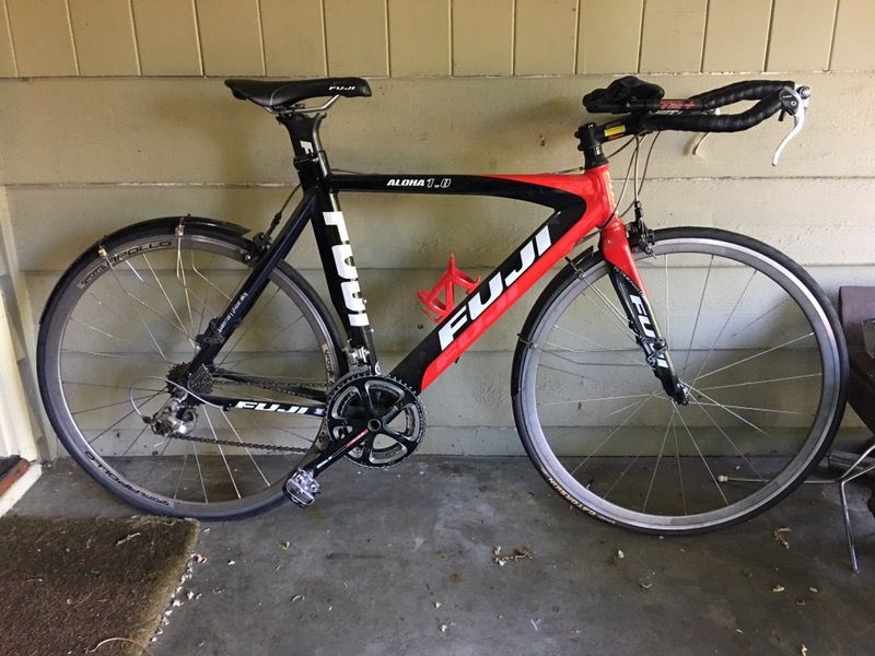 56cm Fuji Aloha 1.0 Triathlon Carbon Road Bike
