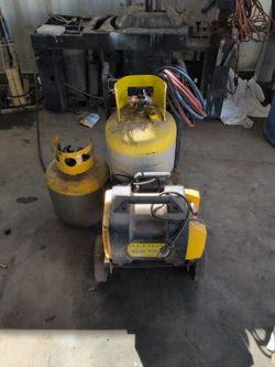 A/C recovery tanks&machine