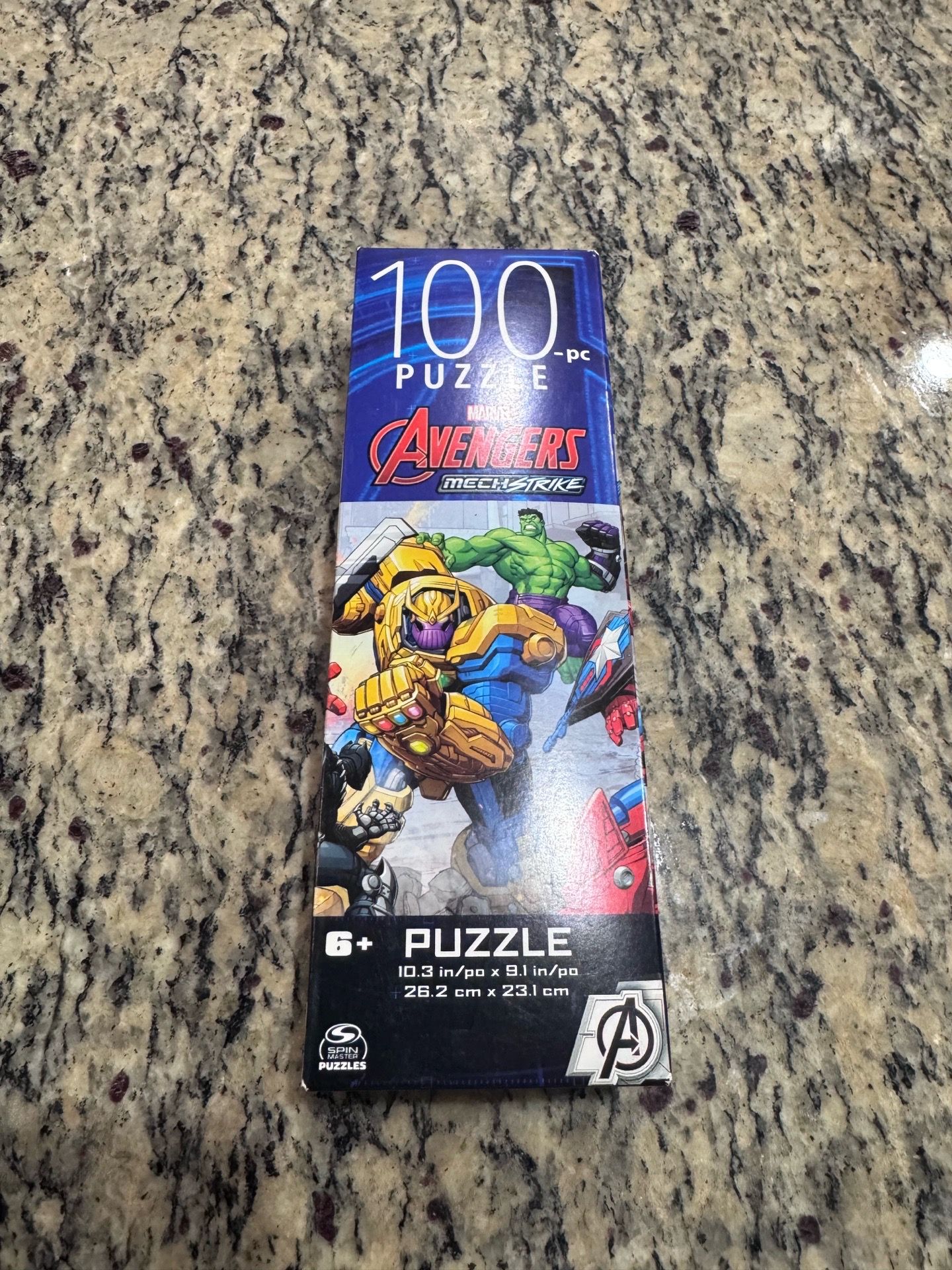Marvel Avengers Mech Strike 100 Piece Puzzle Kids 10.3x9.1