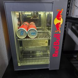 red bull fridge 