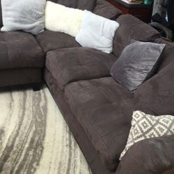 Dark Grey Couch 