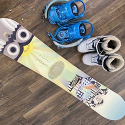 Roxy Snowboard 147 W Boots & Bindings 