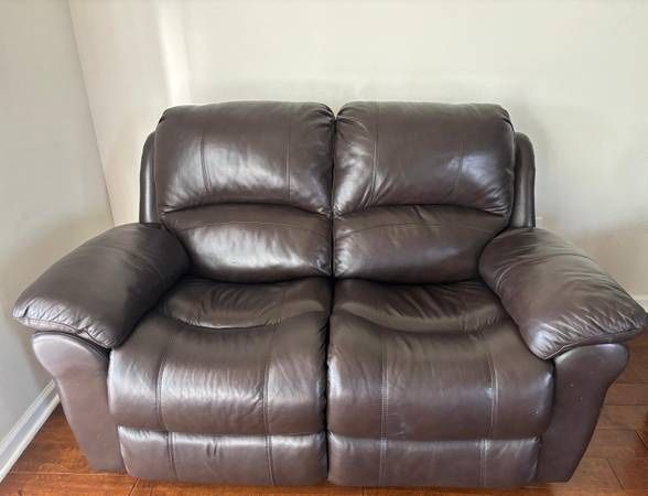 Leather 2-Seat Sofa