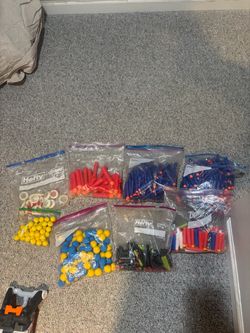 Nerf guns and bullets