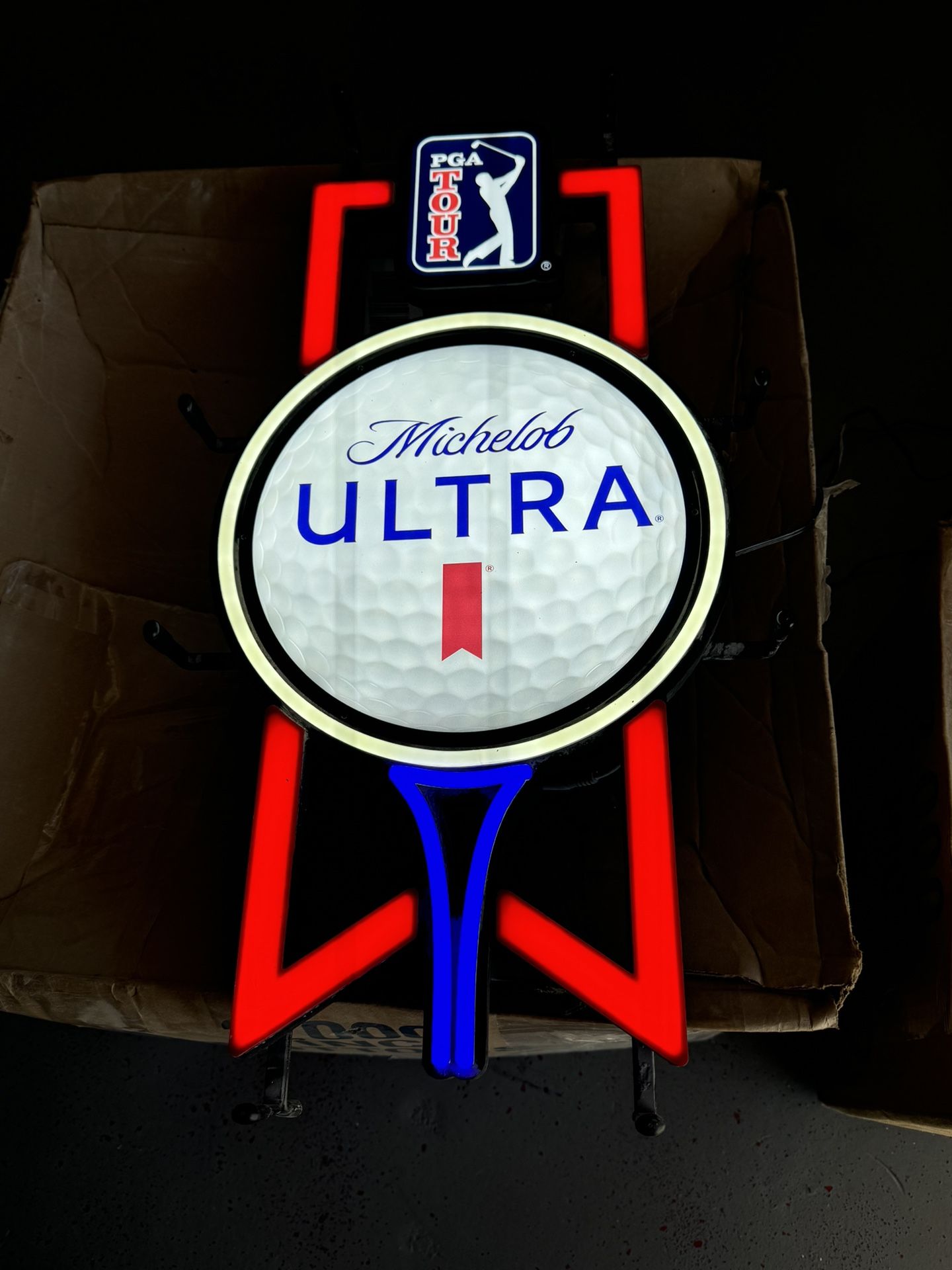 Neon Light. PGA Tour