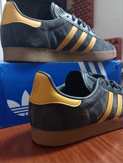 Adidas Gazelle 12.5 Manchester United JR1410 Utility Black/Yellow/Gum