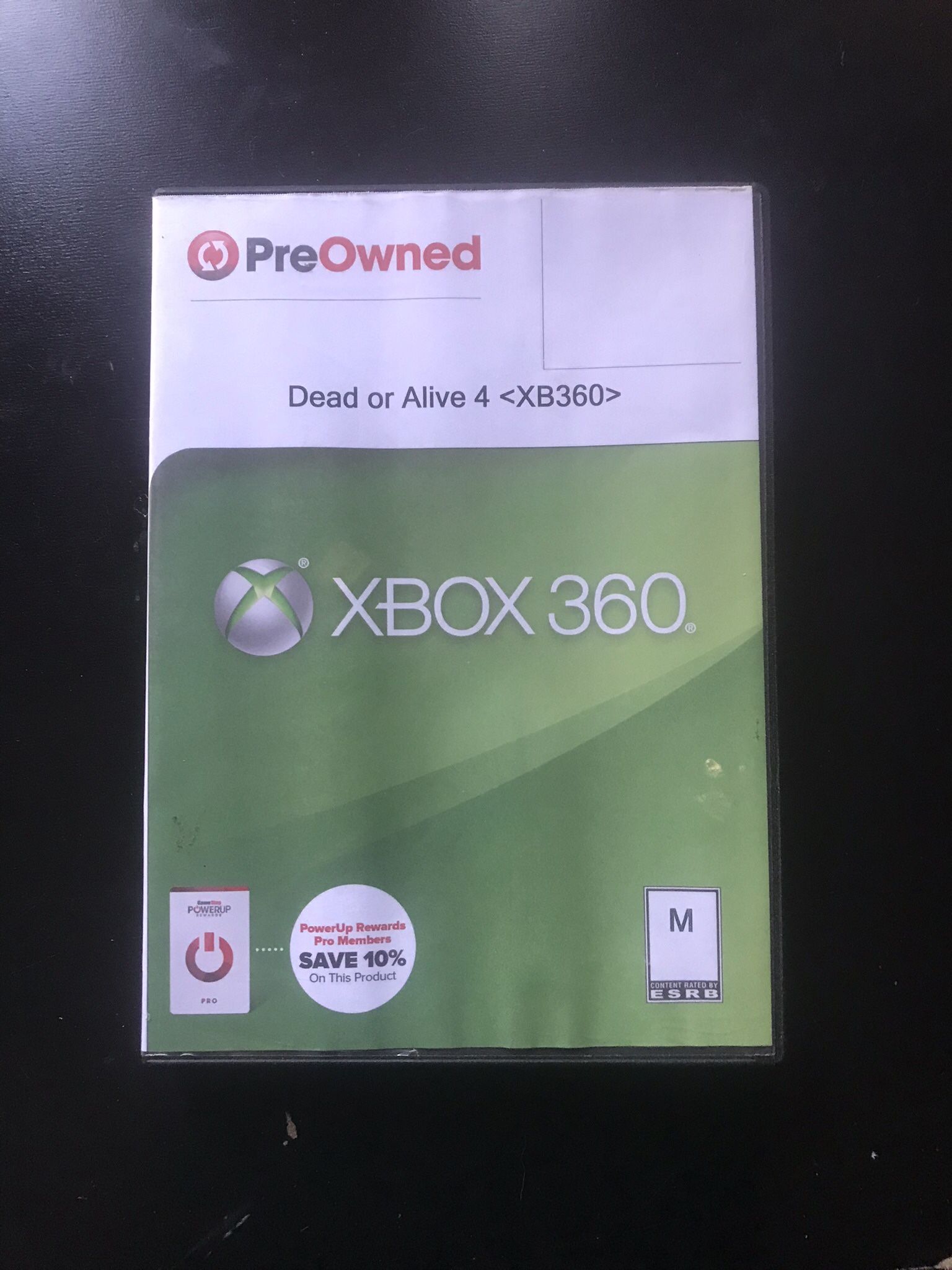 Dead Or Alive 4 Xbox 360 (ASAP)