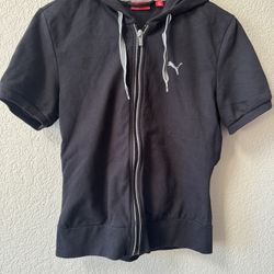 Puma Short Sleeve Hoodie Full Zip Up