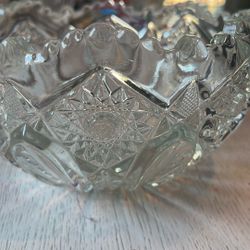 8 1/2  Solid Crystal Bowl 