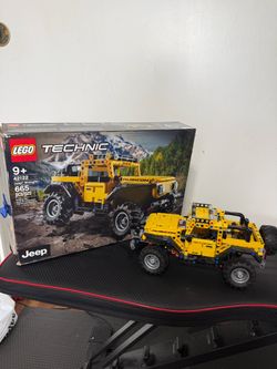 LEGO Technic Jeep Wrangler Rubicon 42122 Yellow With Box, no Instructions