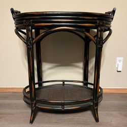 Bamboo Table With Tray