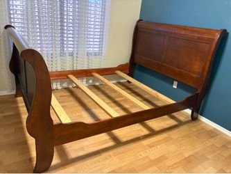 Sleigh Queen Bed Frame
