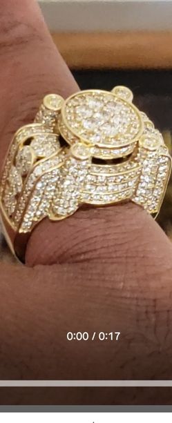 10k Gold Diamond Ring