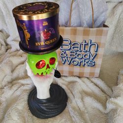 BBW Evil Queen Candle & Holder