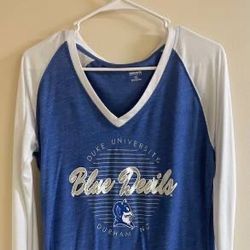 Womens Blue Devils Duke University Durham North Carolina Long Sleeve Shirt