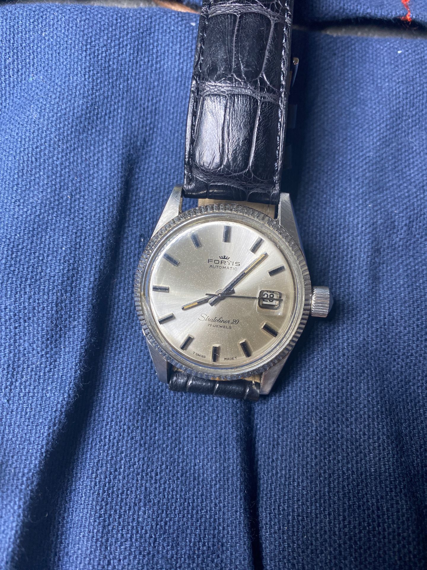 Fortis vintage stratoliner 20 watch