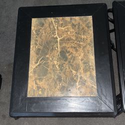 Marble Design End Tables/side Tables