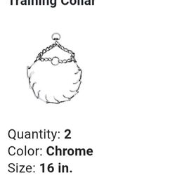 2 Prong Dog Training Collars New Without Tags