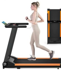 Folding treadmill