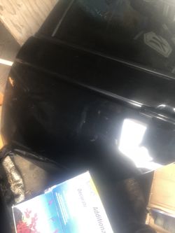 04-08 Acura TL rear driver side door black