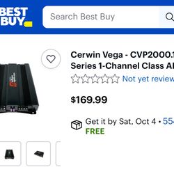 Cerwin Vega Amplifier 