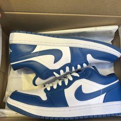 Air Jordan 1 Low Marina Blue Wmns Size 9