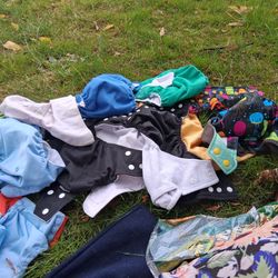 12 Reusable Boy Diapers Unused
