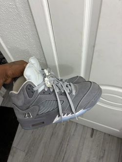 Jordan 5 wolf grey size 8.5