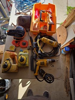 Contractor Tool Lot (Drywall). Make Me An Offer. I Have Other Tools On The Side Also And I'm Willing To Trade For Tools Or Materials