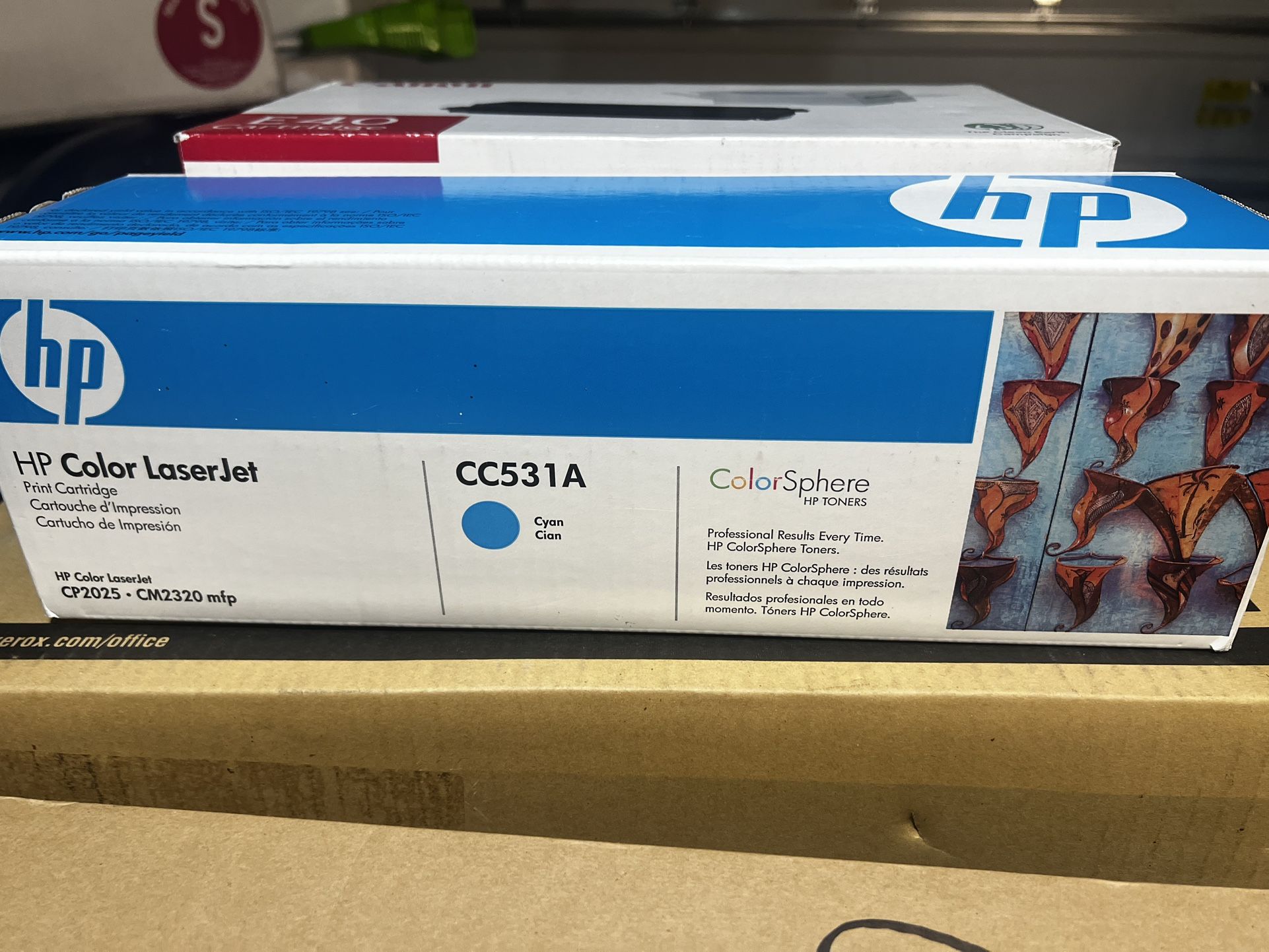Cyan Original LaserJet Toner Cartridge for HP Color LaserJet printers