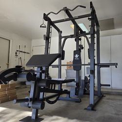 Smith Machine 2001 | Multi-Use Adj Bench | Gym Equipment | Fitness | Squat Rack | Excercise |🔴WEIGHTS AND BARBELL SOLD SEPARATELY 🔴 FREE DELIVERY 🚚