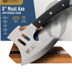 Dalstrong Meat Grinder Cleaver - 8 Inch - Heavy Duty Butcher Blade Knife